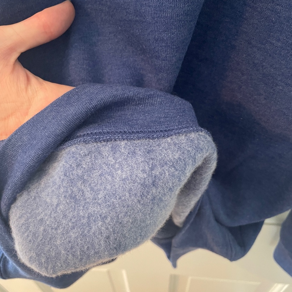 Coffee Weather Navy Crewneck Sweatshirt - Picture 5 of 5